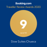 Slow Suites Chueca recibe el distintivo de los Booking.com Traveller Review Awards 2020 con una puntuación de 9/10.