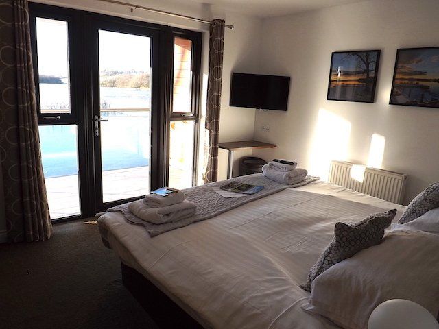 View from Room 4 at The Inn on the Loch