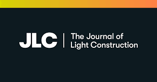 JLC logo with “The Journal of Light Construction” in white on a dark background.