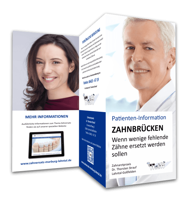 Flyer Zahnbrücken