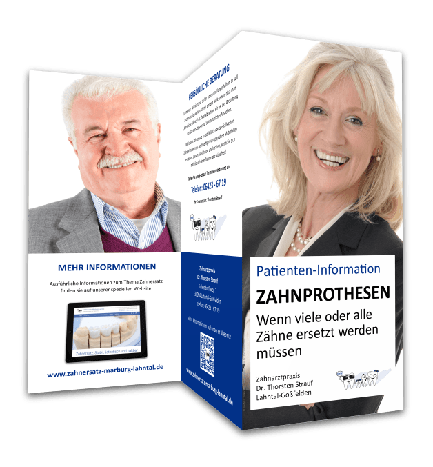 Flyer Zahnprothesen