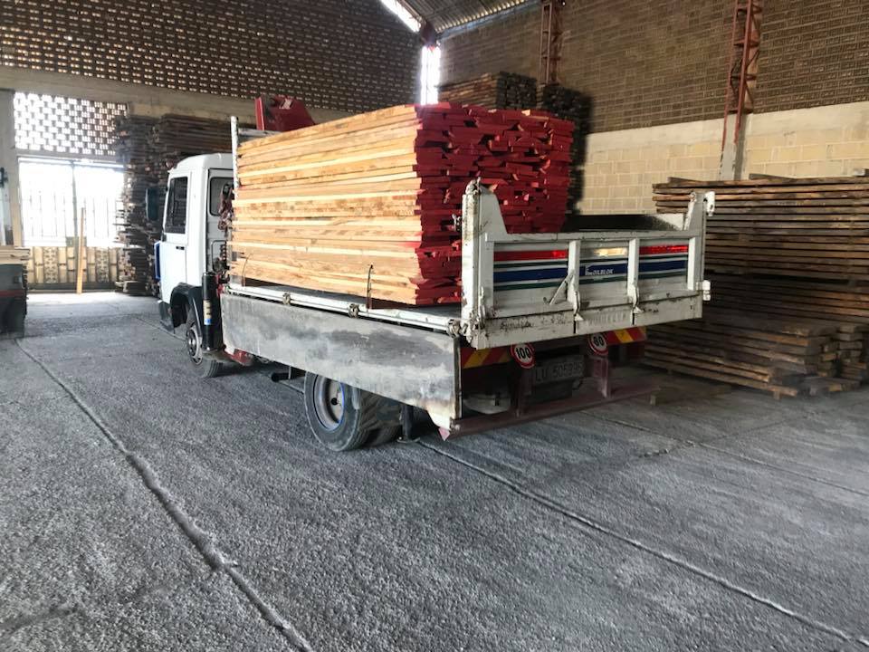 consegna di legname