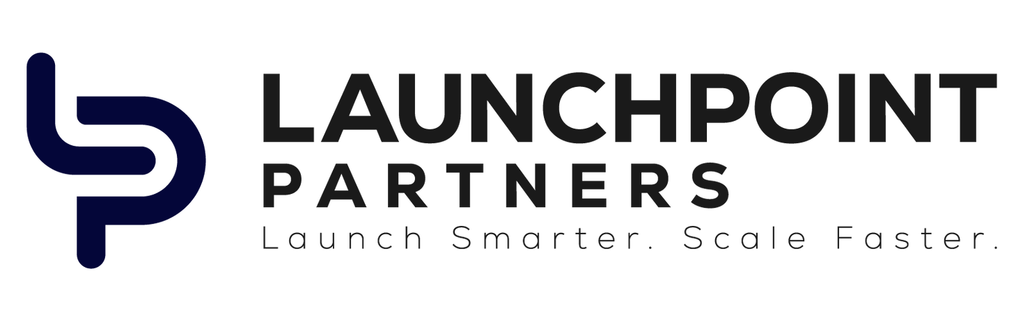 Launchpoint Partners Launchpoint Partners logo with navy blue