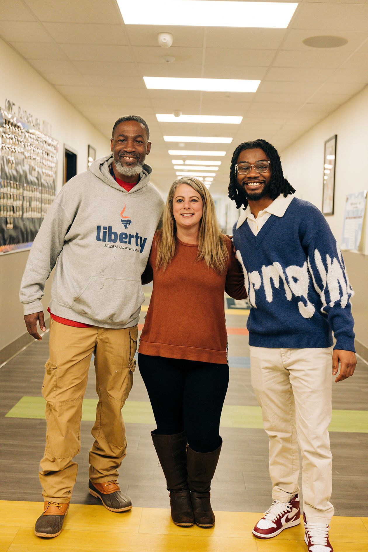 Liberty STEAM Charter School staff.