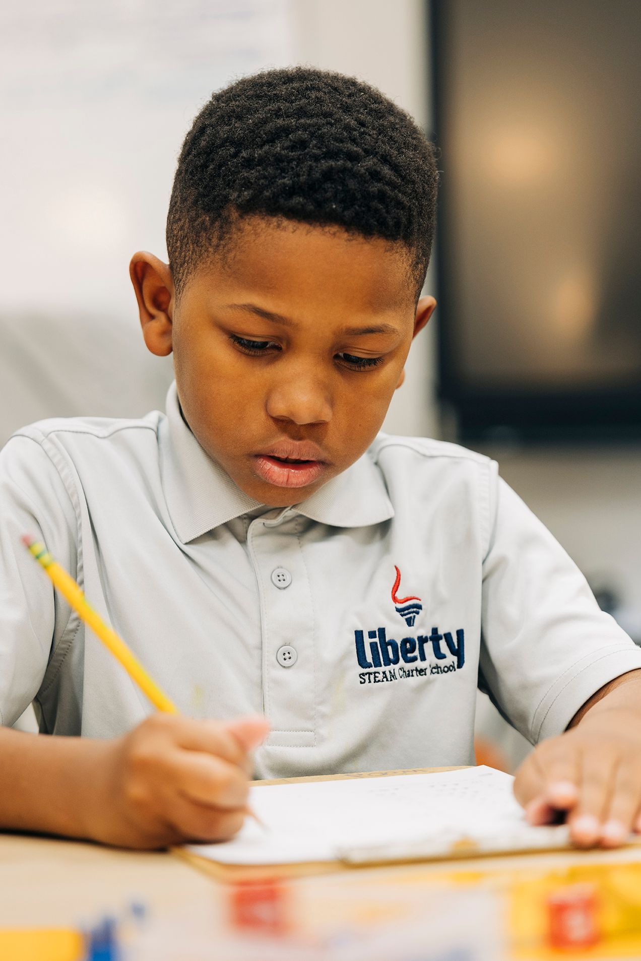 Liberty STEAM Charter School student.