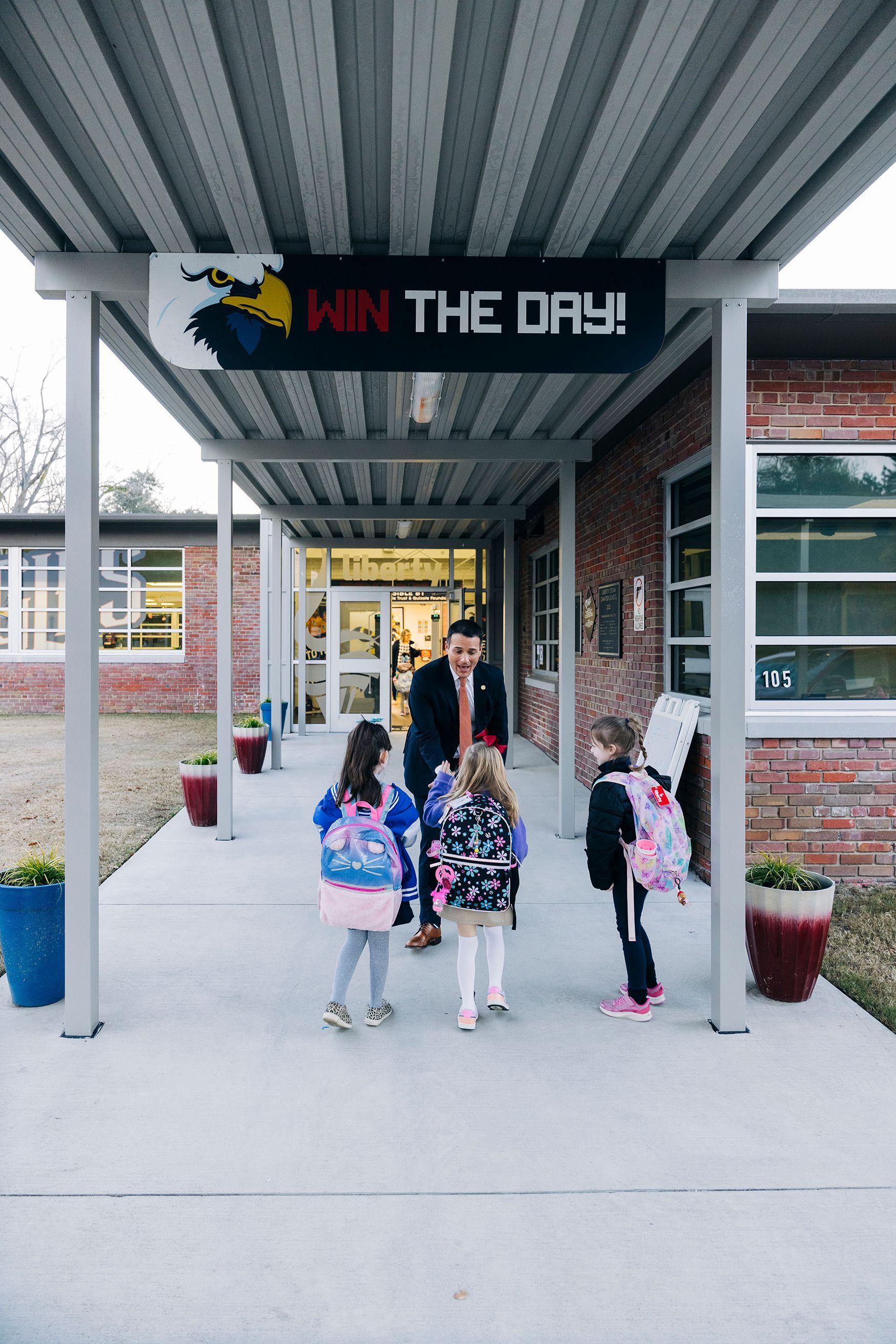 Liberty STEAM Charter School students.