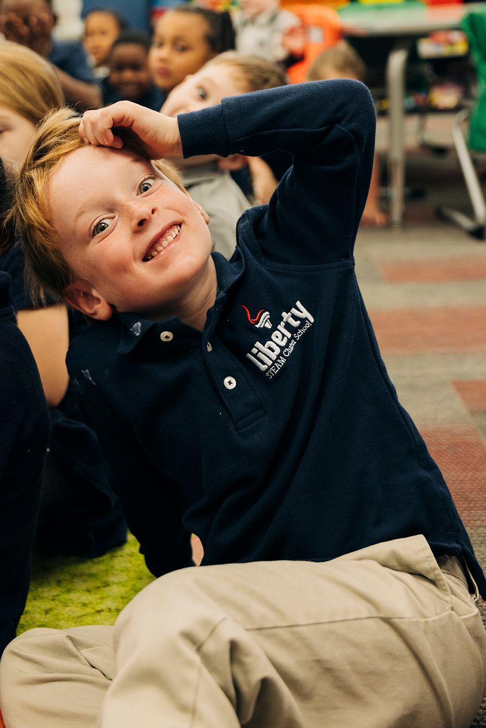 Liberty STEAM Charter School student.
