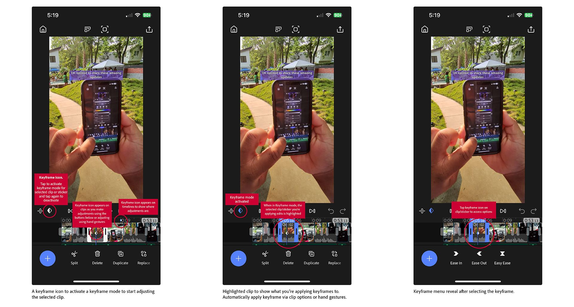mock up of adobe app.