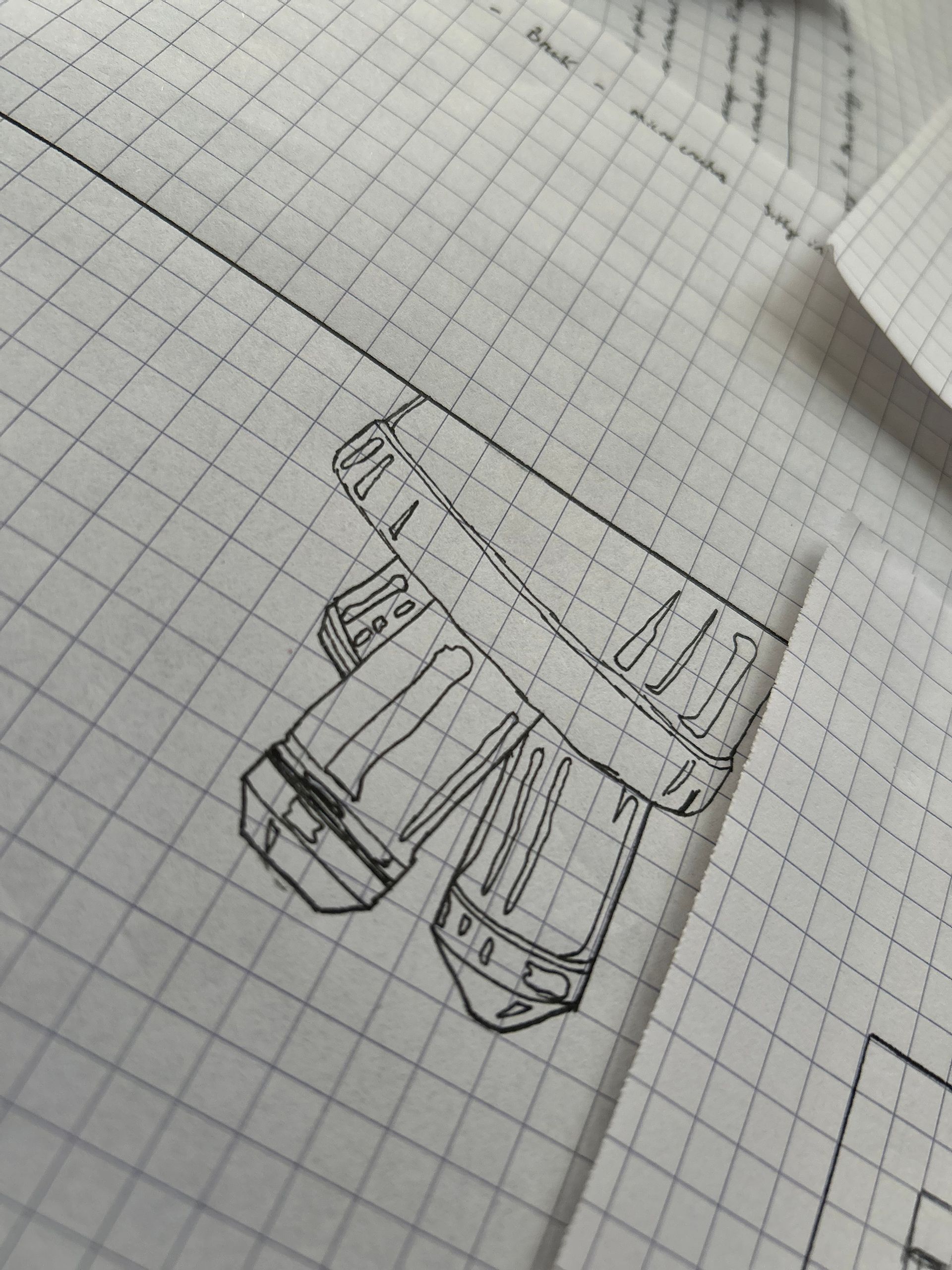 microscope sketch.