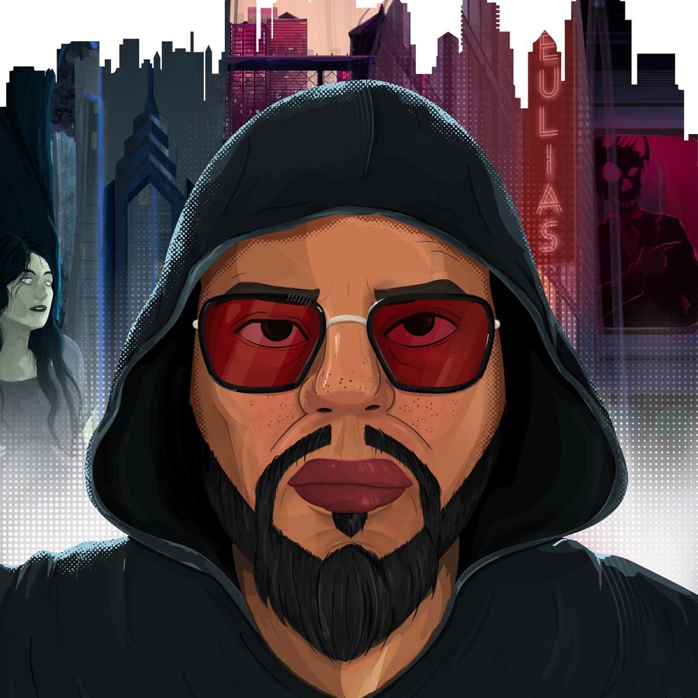 Tony lockhart portrait illustration.