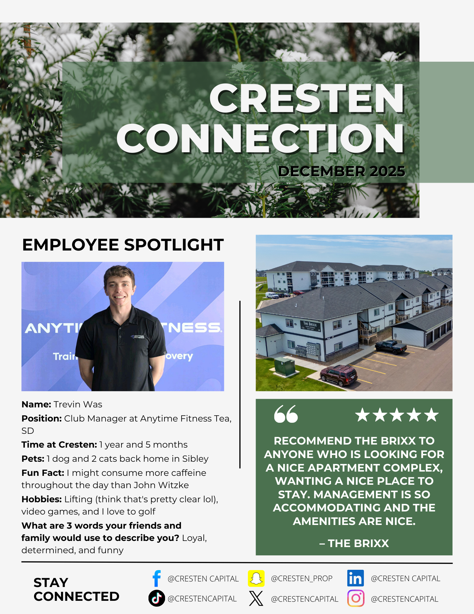 Newsletter cover: 