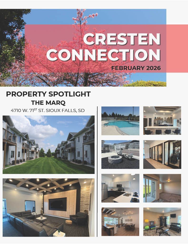 Cresten Connection February 2026 property spotlight with home exterior and interior photos