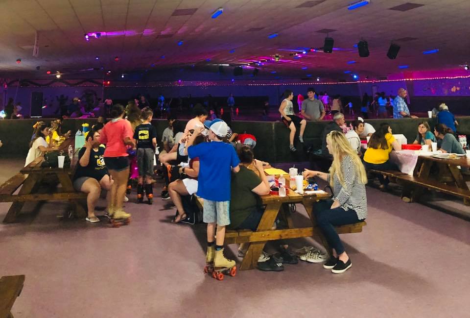 Family Eating Together — Shreveport, LA — Aggie’s Skate Connection