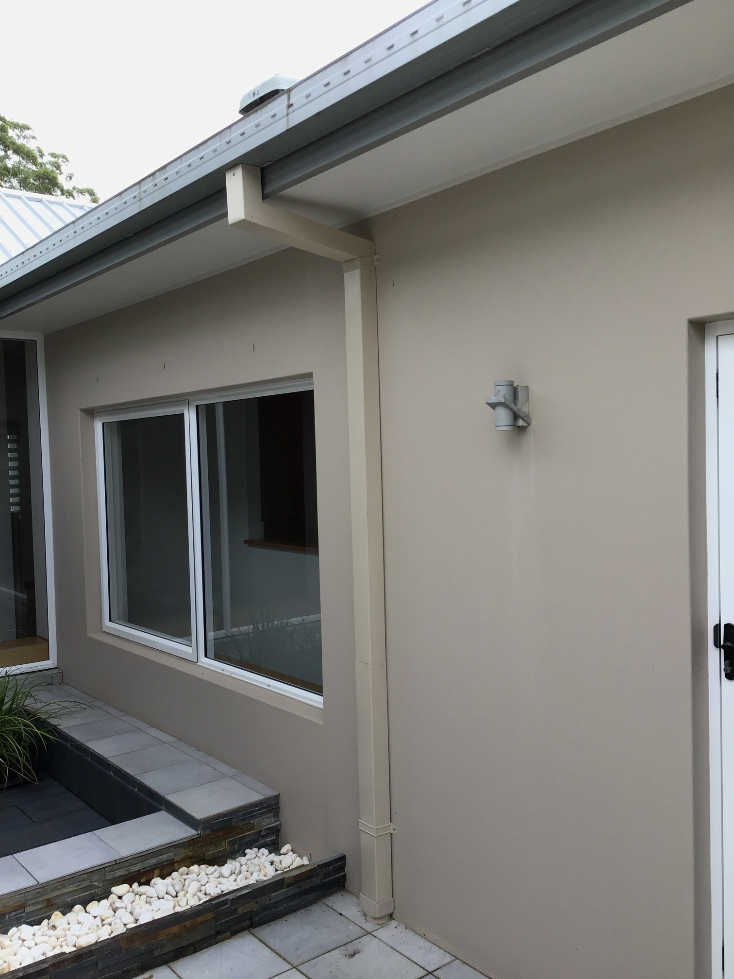 A house downpipe in Coffs Harbour