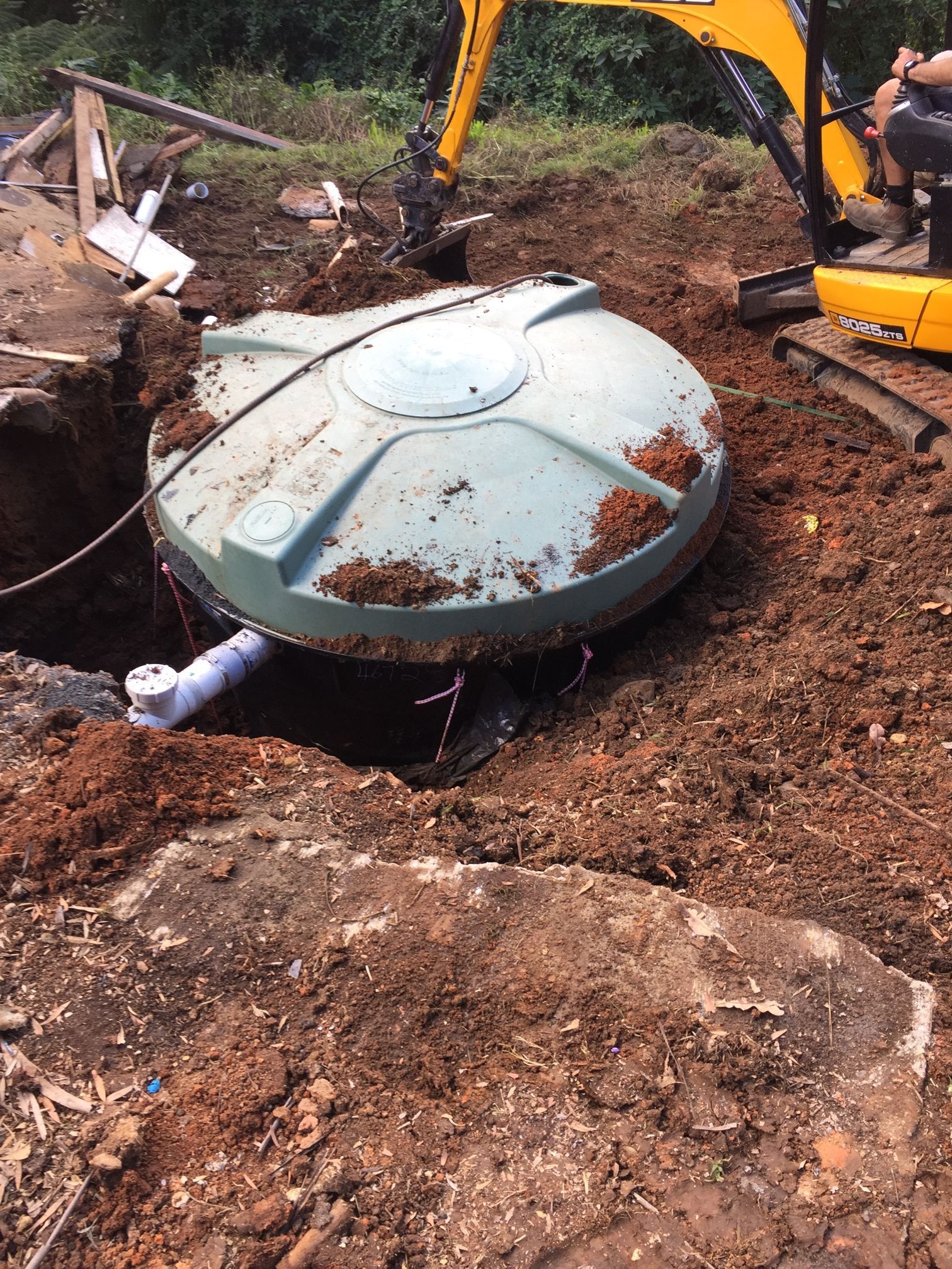 Newly installed Aerated Wastewater Treatment System in Coffs Harbour