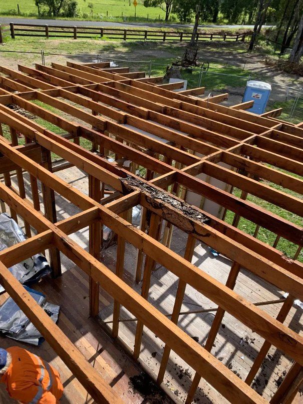 A Large Wooden Structure is Being Built in a Field — Bennettron Demex in Corindi Beach, NSW