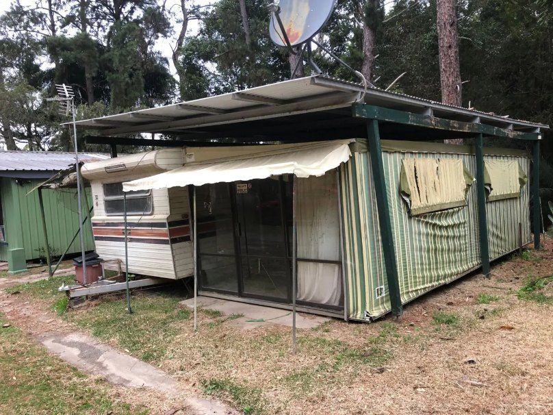 A Trailer With a Canopy and a Satellite Dish on Top of It — Bennettron Demex in Corindi Beach, NSW
