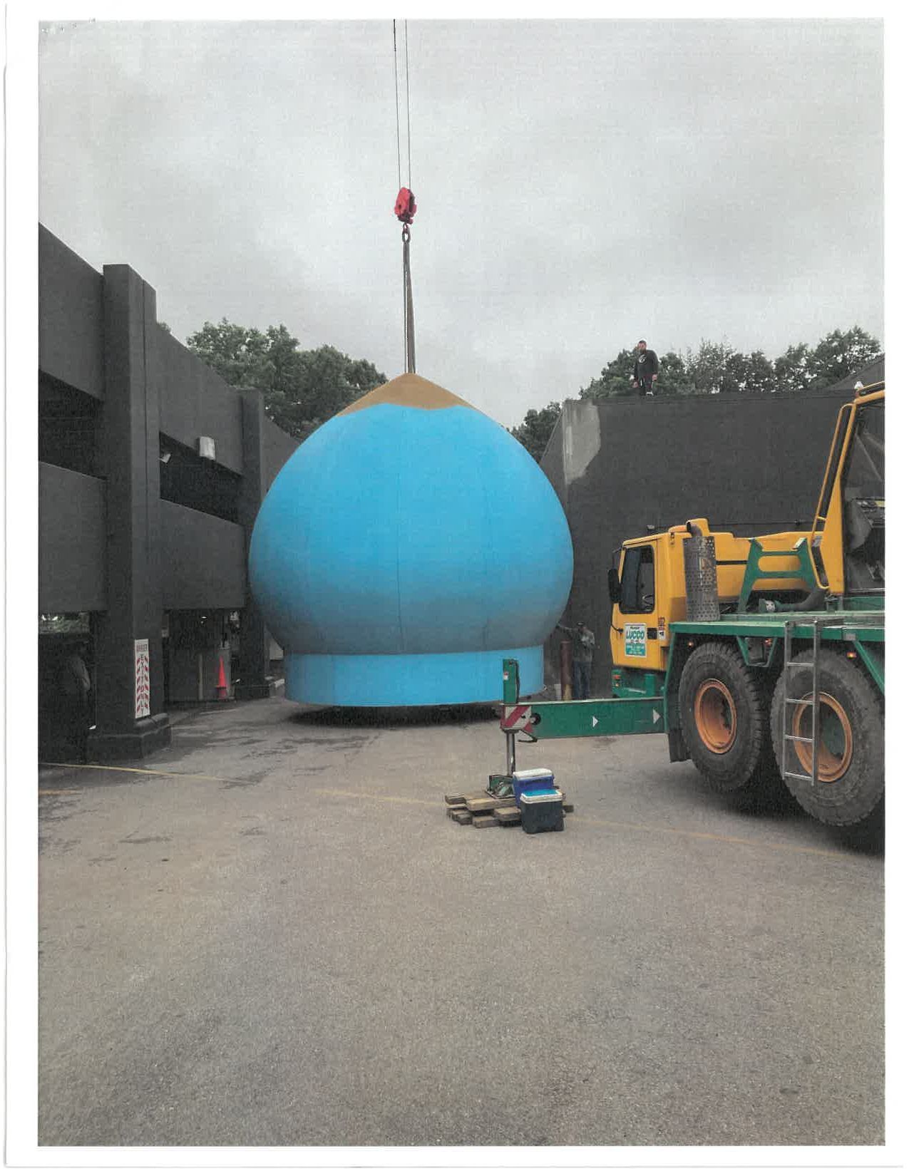 Lifting Big Blue Roof — Akron, OH — Frank Lucco Company