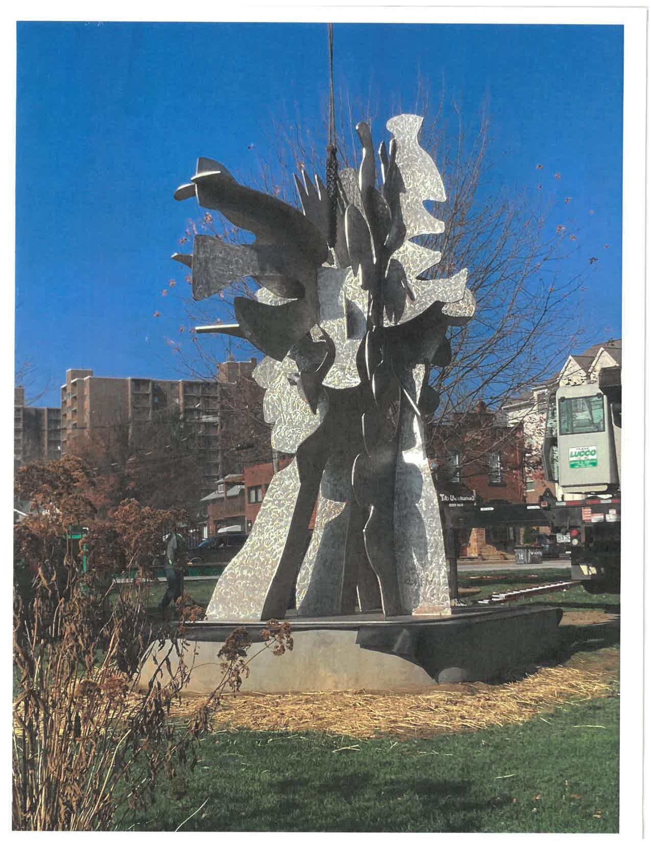 Placing Statue — Akron, OH — Frank Lucco Company