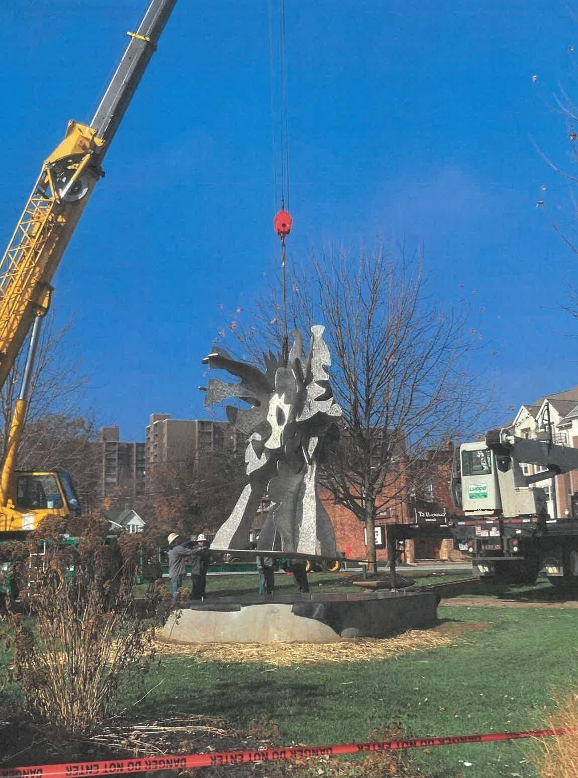 Mobile Crane Lifting an Object — Akron, OH — Frank Lucco Company