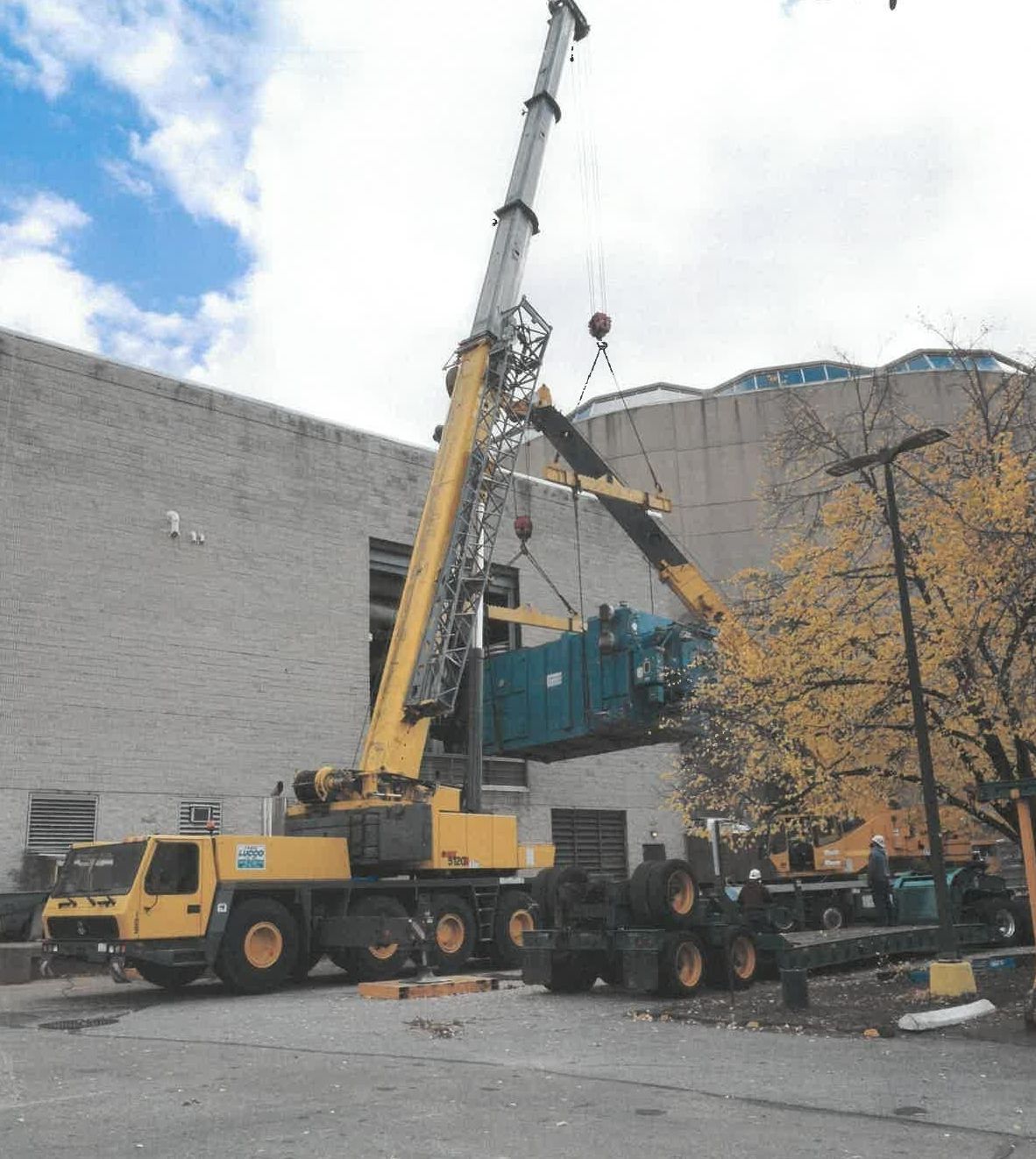 Large Yellow Mobile Crane — Akron, OH — Frank Lucco Company