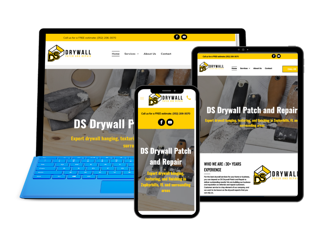 DS Drywall Website Design