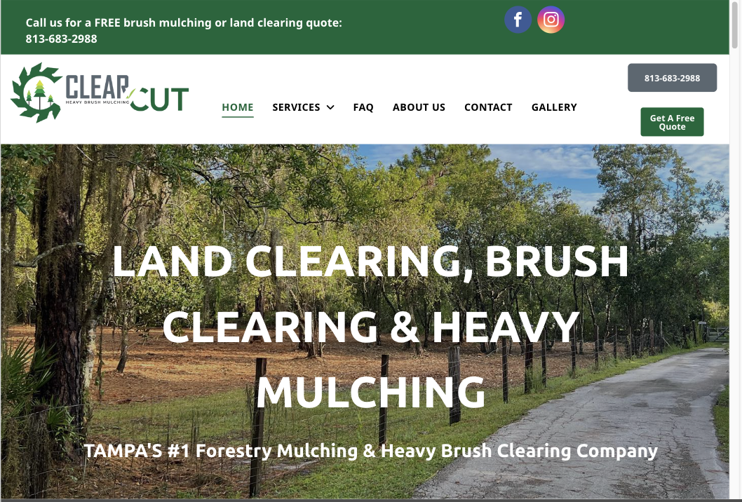 Land Clearing Website