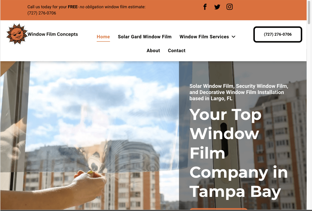 Window Film Website