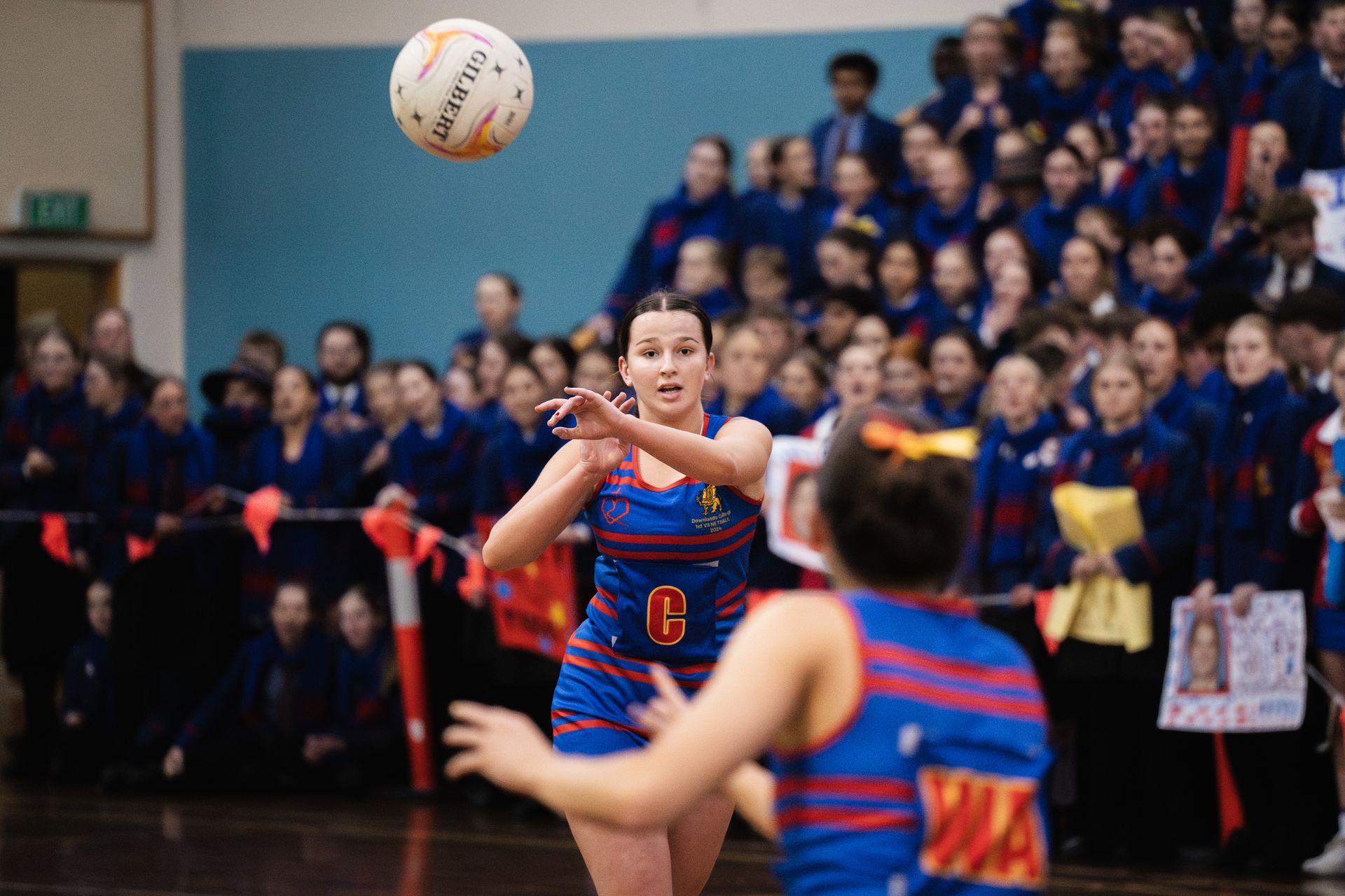 Downlands College Netballers in action