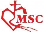 A red heart with a cross and the word msc on it.