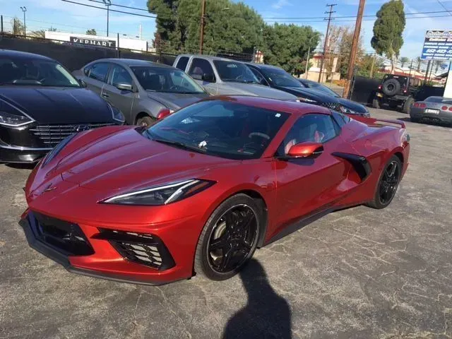 Red Sport Car Parked - Long Beach, CA - Auto-B-Craft Collision Center