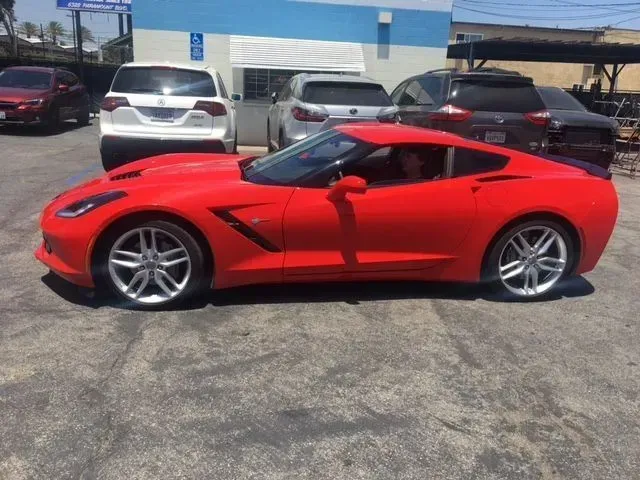 Picture Of Sport Car Parked In Parking Lot - Long Beach, CA - Auto-B-Craft Collision Center