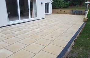 Flagged paths and patios