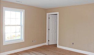 newly painted room