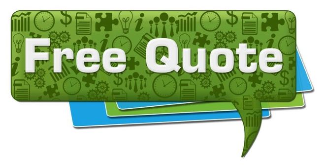 a free quote banner