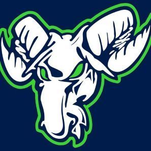 Etna logo outlined in green and navy blue background