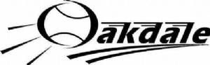 Black stylized Oakaele logo with sweeping lines on a white background
