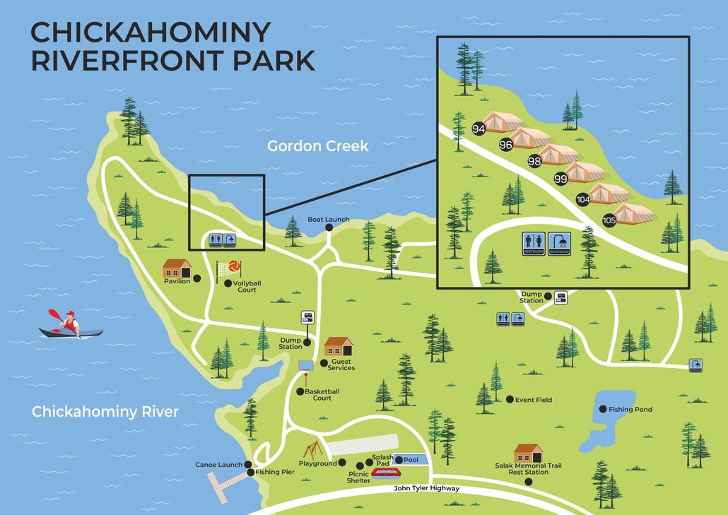 Glamping at Williamsburg Timberline Glamping