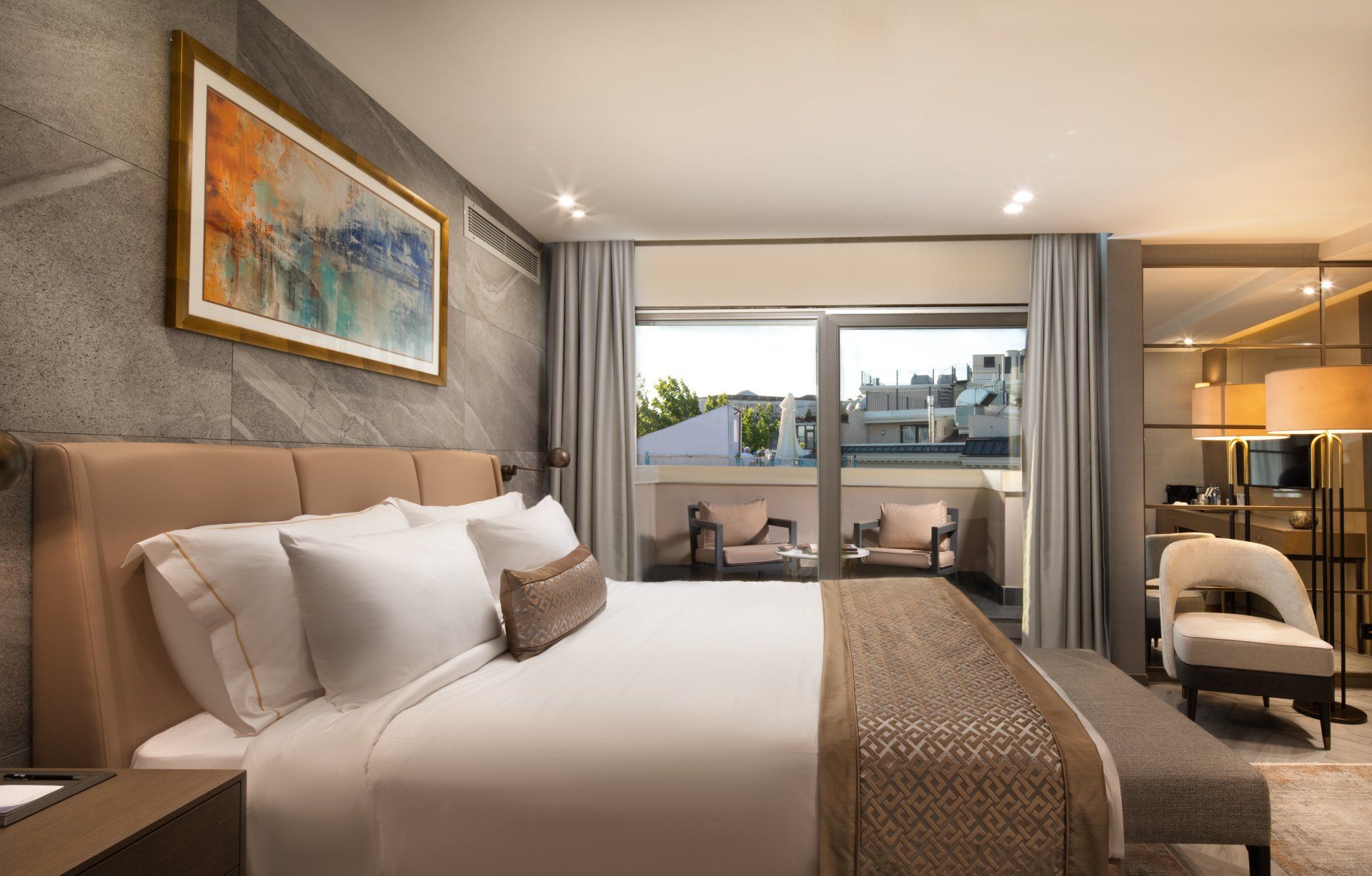 Mula hotel Blue mosque room inside view