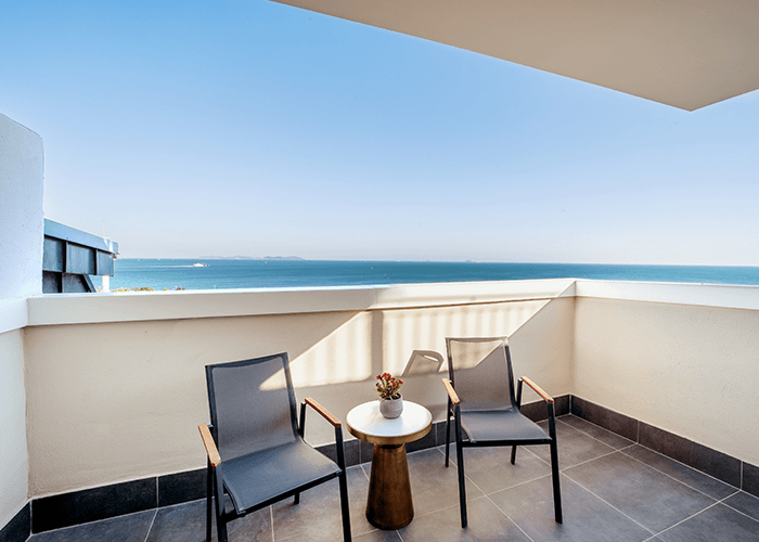 mula hotel sea view room