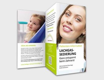 Flyer Lachgas-Sedierung Zahnarzt Braunlage