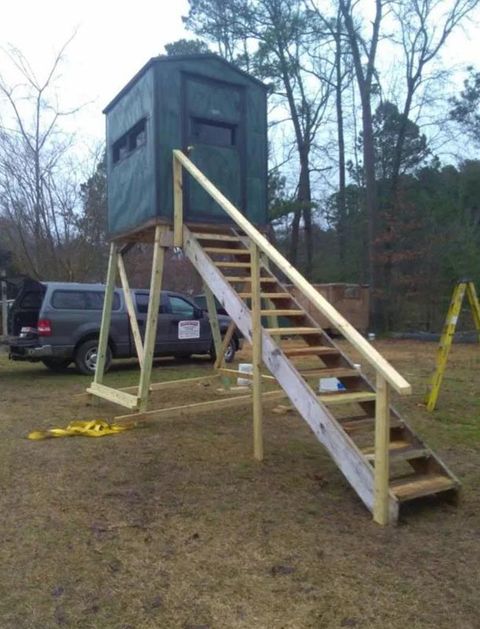 Hunting Blinds with Stairs — Jack of All Trades — Alexander, AR
