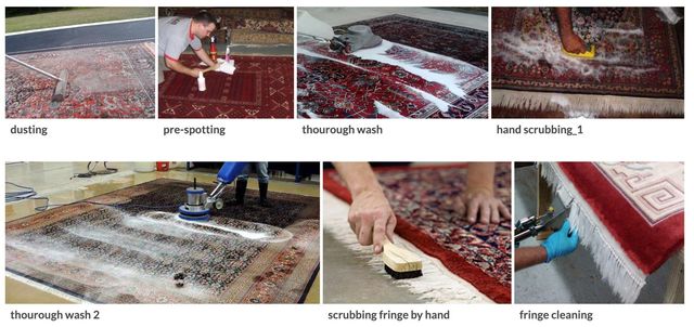 1️⃣ Dusting
Professional rug dusting process removing deep embedded dry soil before washing – Rug Cleaning Allentown service in Lehigh Valley.
2️⃣ Pre-Spotting
Technician pre-treating stains on an Oriental rug before washing as part of expert Rug Cleaning Allentown process.
3️⃣ Thorough Wash
Deep washing of a Persian rug using fiber-safe cleaning solution during Rug Cleaning Allentown service.
4️⃣ Hand Scrubbing
Hand scrubbing delicate Oriental rug fibers to safely remove embedded soil – professional Rug Cleaning Allentown.
5️⃣ Thorough Wash 2 (Machine Agitation)
Rotary surface cleaning machine safely washing area rug during Rug Cleaning Allentown deep cleaning process.
6️⃣ Scrubbing Fringe by Hand
Detailed hand scrubbing of rug fringe to restore brightness and remove soil – Rug Cleaning Allentown experts.
7️⃣ Fringe Cleaning
Precision fringe cleaning on Oriental rug to prevent discoloration and damage – professional Rug Cleaning Allentown service.
