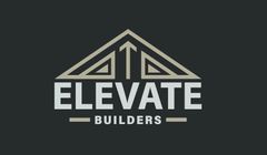 A logo for a company called elevate builders