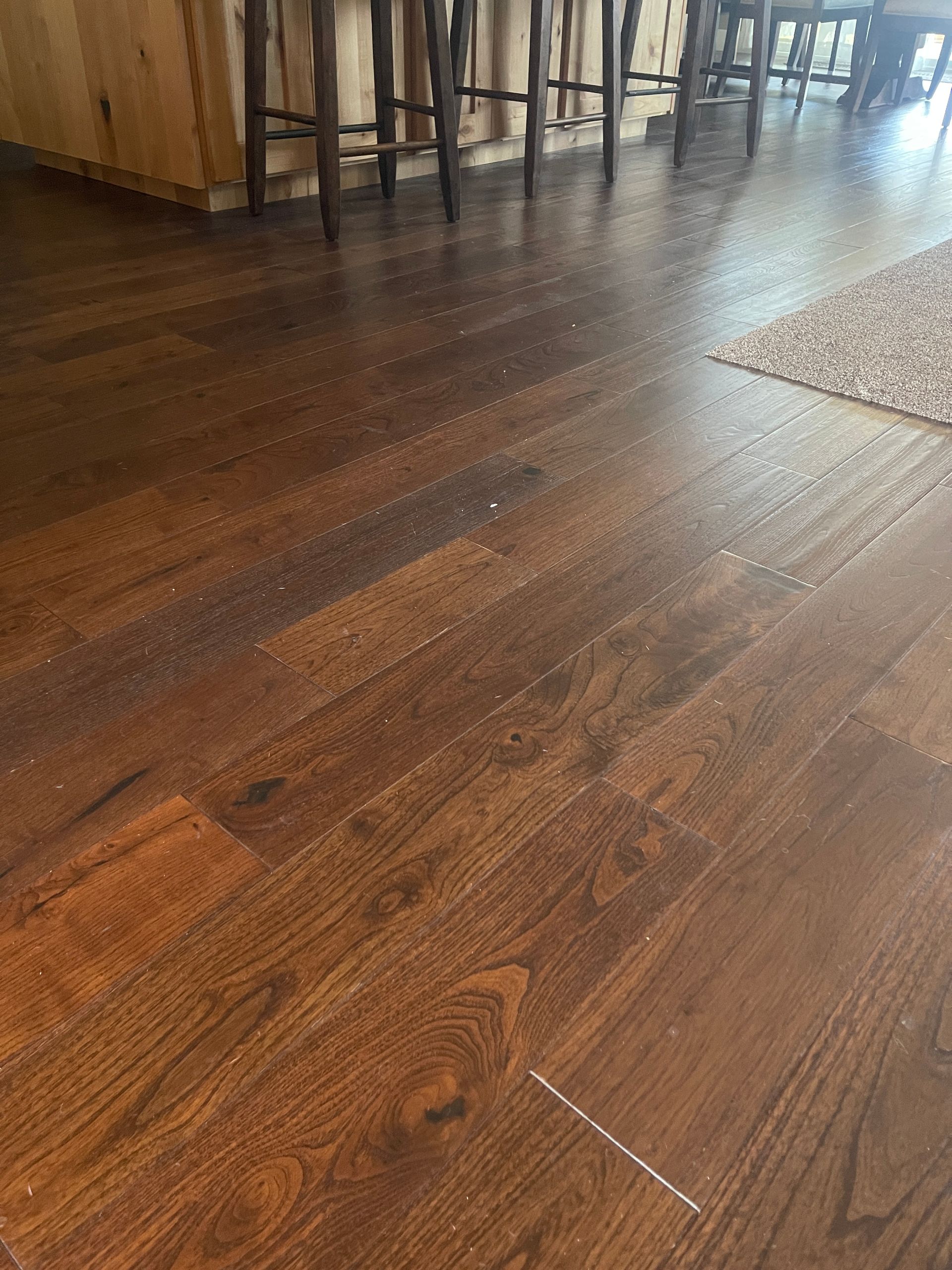 Hardwood floor installed by Utah's best hardwood flooring contractor Elevate Builders