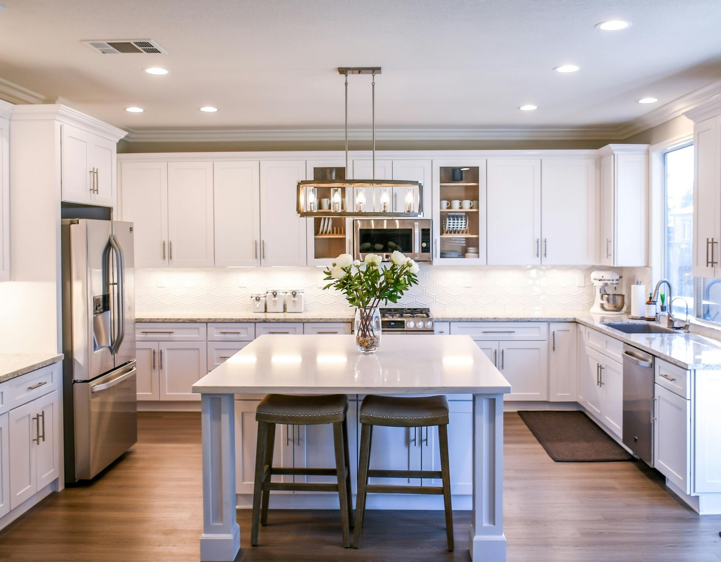white modern kitchen
