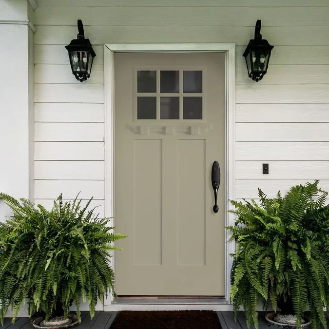Fiberglass front doors
