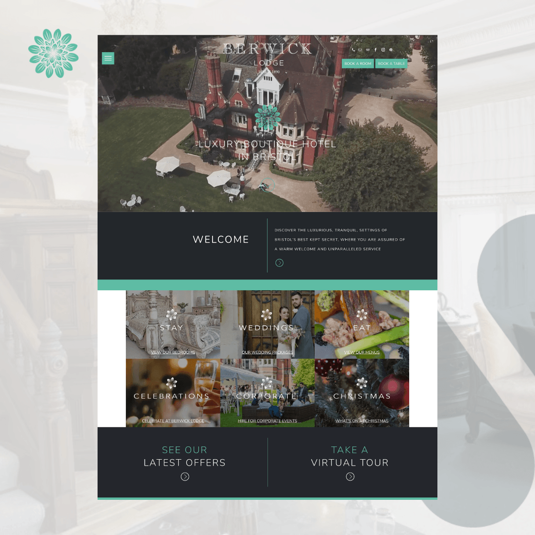 GK Marketing Online | An aerial view of a house with the words welcome at the top