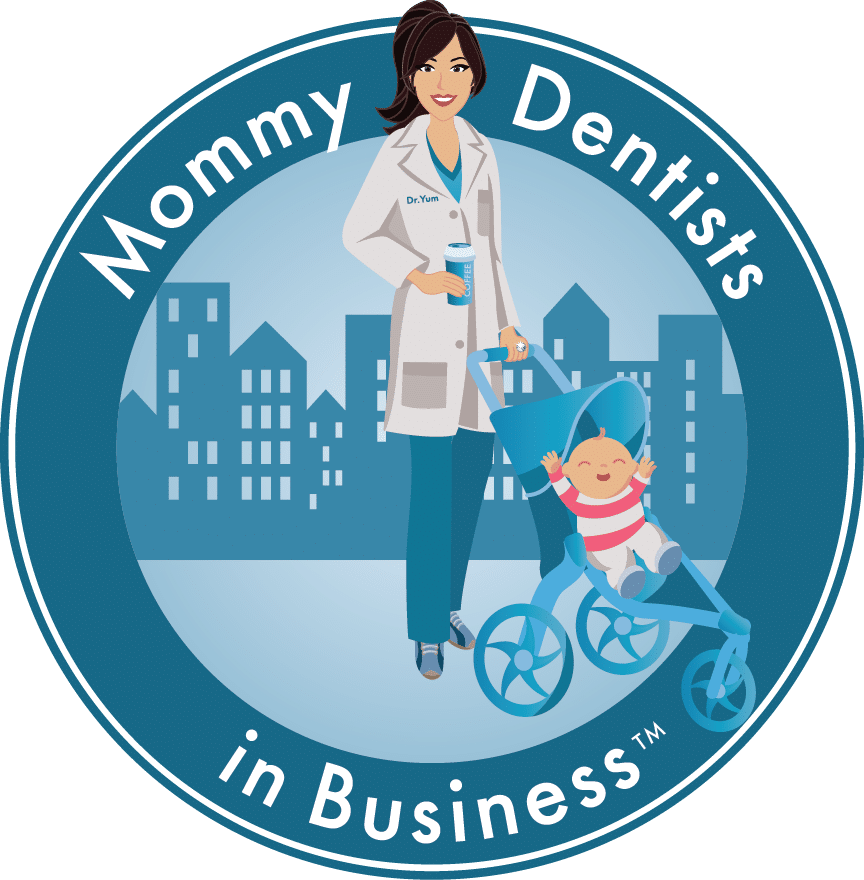 A logo for mommy dentists in business