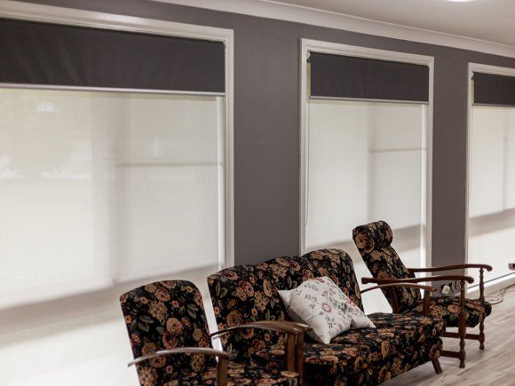 Double Roller Blinds — Blinds and Shutter in Newcastle, NSW